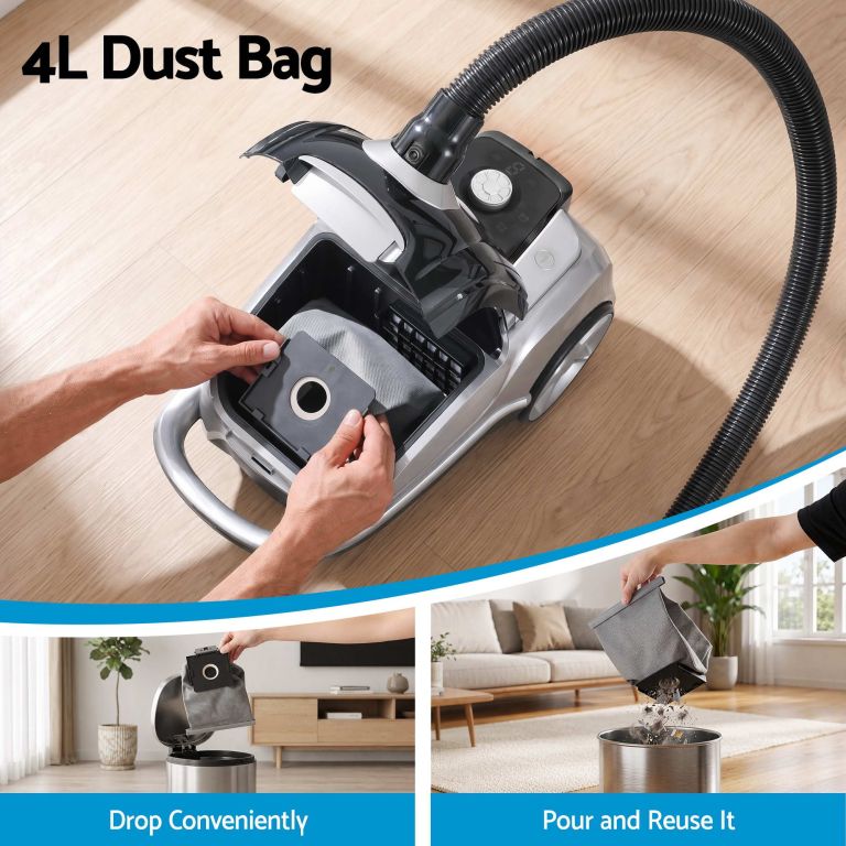 devanti bagged vacuum cleaner powerful suction for carpet wood tile floor devanti bagged vacuum cleaner powerful suction for carpet wood tile floor