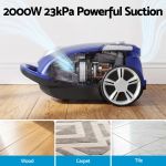 devanti bagged vacuum cleaner powerful suction for carpet wood tile floor devanti bagged vacuum cleaner powerful suction for carpet wood tile floor