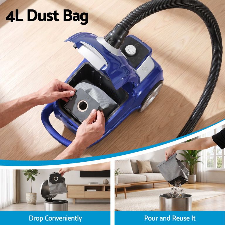 devanti bagged vacuum cleaner powerful suction for carpet wood tile floor devanti bagged vacuum cleaner powerful suction for carpet wood tile floor