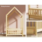 artiss bed frame wooden kids house frame oak rock artiss bed frame wooden kids house frame oak rock