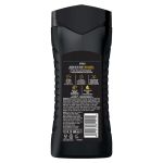 axe 400ml africa 3in1 body face hair wash x3