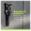 gillette labs handle + 4 cartridges & magnetic hook gillette labs handle + 4 cartridges & magnetic hook