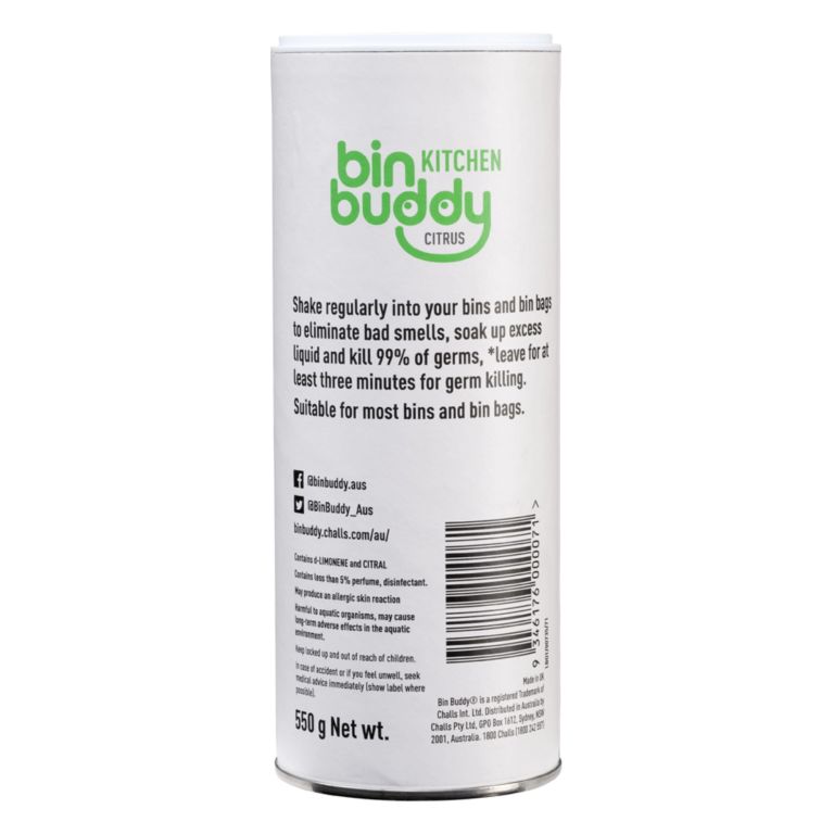 bin buddy citrus 550g power