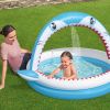 bestway 1.63m x 1.27m x 92cm sharktastic sprinkler play pool bestway 1.63m x 1.27m x 92cm sharktastic sprinkler play pool