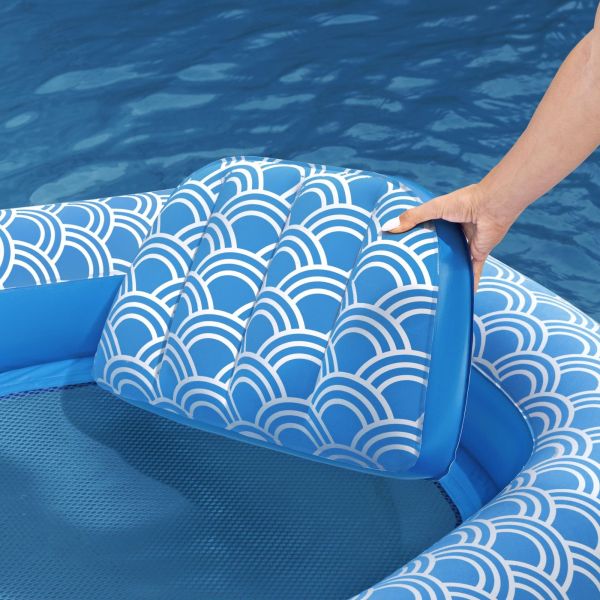 bestway 1.78m x 1.17m comfort plush lounge