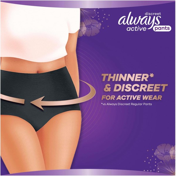 always discreet 5 in 1 pants medium 10 16 70 100cm 9 pack x2 always discreet 5 in 1 pants medium 10 16 70 100cm 9 pack x2