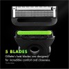 gillette labs razor handle +2 cartridges & magnetic stand gillette labs razor handle +2 cartridges & magnetic stand