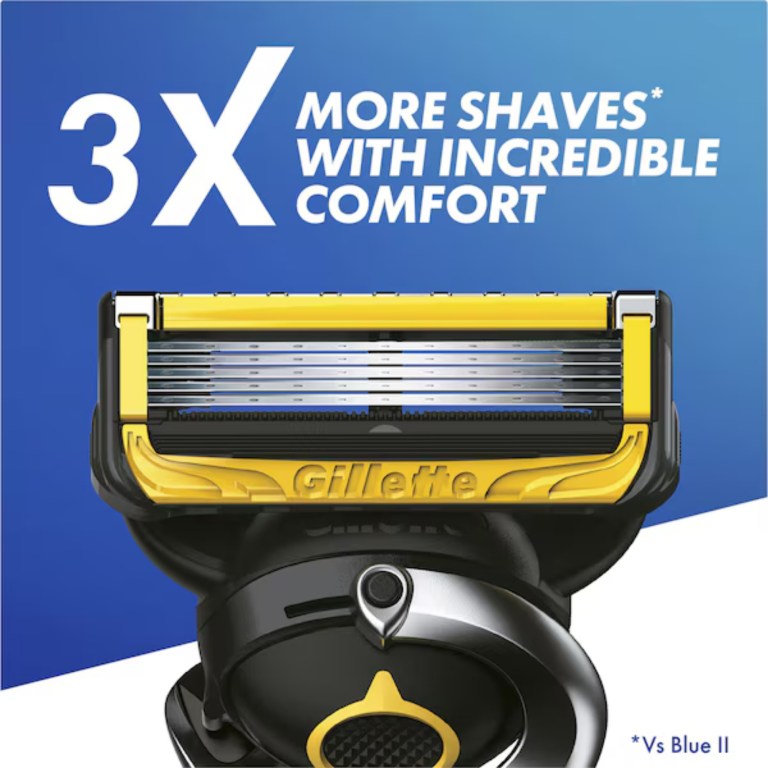 gillette pro shield 5 handle +2 cartridges gillette pro shield 5 handle +2 cartridges
