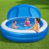 bestway 2.41m x 2.41m x 1.40m summer days family pool bestway 2.41m x 2.41m x 1.40m summer days family pool