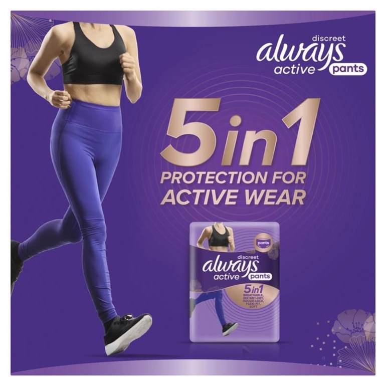 always discreet 5 in 1 pants large 16 22 95 125cm 8 pack x2 always discreet 5 in 1 pants large 16 22 95 125cm 8 pack x2