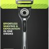 gillette labs razor handle +2 cartridges & magnetic stand gillette labs razor handle +2 cartridges & magnetic stand