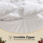 jingle jollys christmas tree pillow covers 2 packs cushion covers soft faux fur jacquard throw pillow covers 45 x 45cm white jingle jollys christmas tree pillow covers 2 packs cushion covers soft faux fur jacquard throw pillow covers 45 x 45cm white