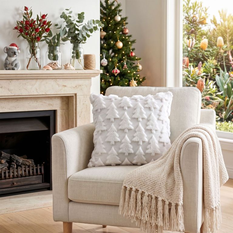 jingle jollys christmas tree pillow covers 2 packs cushion covers soft faux fur jacquard throw pillow covers 45 x 45cm white jingle jollys christmas tree pillow covers 2 packs cushion covers soft faux fur jacquard throw pillow covers 45 x 45cm white