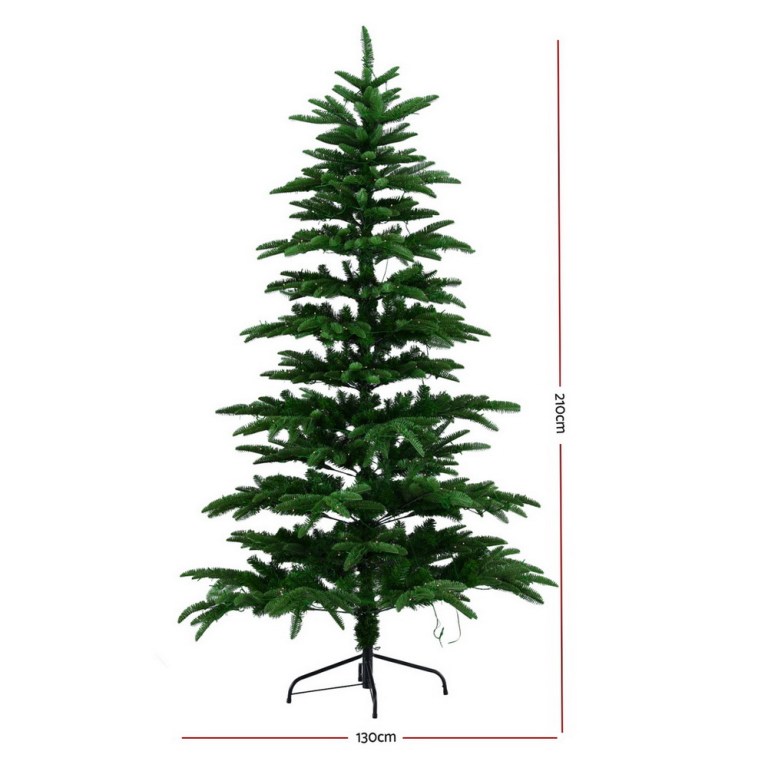jingle jollys christmas tree 2.1m led sparse xmas tree 860 tips party decoration