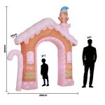 jingle jollys christmas inflatable gingerbread man candy 3.2m illuminated decorations jingle jollys christmas inflatable gingerbread man candy 3.2m illuminated decorations