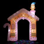 jingle jollys christmas inflatable gingerbread man candy 3.2m illuminated decorations jingle jollys christmas inflatable gingerbread man candy 3.2m illuminated decorations