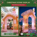 jingle jollys christmas inflatable gingerbread man candy 3.2m illuminated decorations jingle jollys christmas inflatable gingerbread man candy 3.2m illuminated decorations