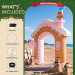 jingle jollys christmas inflatable gingerbread man candy 3.2m illuminated decorations jingle jollys christmas inflatable gingerbread man candy 3.2m illuminated decorations
