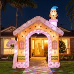 jingle jollys christmas inflatable gingerbread man candy 3.2m illuminated decorations jingle jollys christmas inflatable gingerbread man candy 3.2m illuminated decorations
