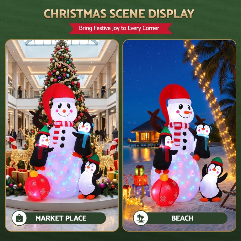 jingle jollys christmas inflatable snowman 1.8m height led outdoor decorations illuminated jingle jollys christmas inflatable snowman 1.8m height led outdoor decorations illuminated