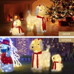 jingle jollys christmas lights 60 led fairy light 2pcs dog decorations set jingle jollys christmas lights 60 led fairy light 2pcs dog decorations set