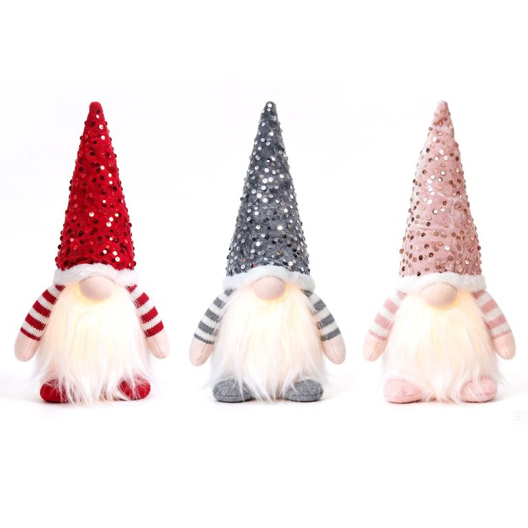 jingle jollys christmas gnomes light up christmas decorations plush goblin set of 3 warm white jingle jollys christmas gnomes light up christmas decorations plush goblin set of 3 warm white