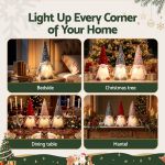 jingle jollys christmas gnomes light up christmas decorations plush goblin set of 3 warm white jingle jollys christmas gnomes light up christmas decorations plush goblin set of 3 warm white