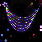 320 led 5m christmas lights solar string fairy light jingle jollys