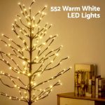 jingle jollys 3 pack led christmas tree lighted birch tree indoor outdoor xmas decor warm white jingle jollys 3 pack led christmas tree lighted birch tree indoor outdoor xmas decor warm white