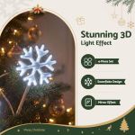 jingle jollys 4 pack christmas lights path lights garden decoration outdoor pathway lighting