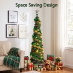 jingle jollys pop up christmas tree pre decorated warm white led 160cm jingle jollys pop up christmas tree pre decorated warm white led 160cm