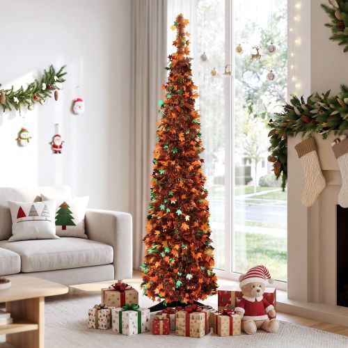 jingle jollys 160cm pop up christmas tree artificial christmas tree golden maple leaf jingle jollys 160cm pop up christmas tree artificial christmas tree golden maple leaf