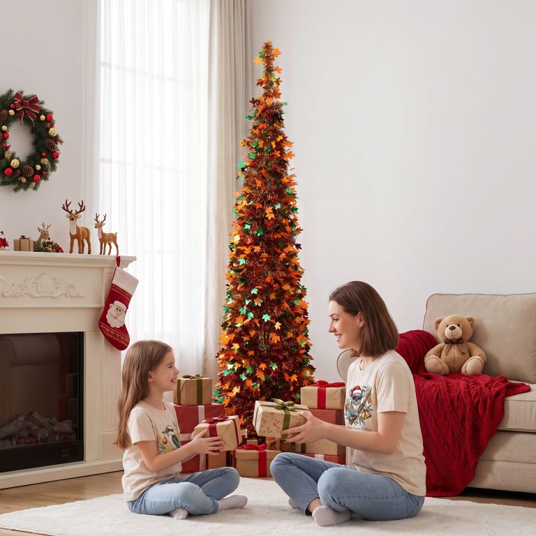 jingle jollys 160cm pop up christmas tree artificial christmas tree golden maple leaf jingle jollys 160cm pop up christmas tree artificial christmas tree golden maple leaf