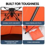 weisshorn beach tent 3 4 person pop up sun shade upf 50 automatic outdoor orange weisshorn beach tent 3 4 person pop up sun shade upf 50 automatic outdoor orange