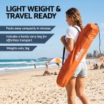 weisshorn beach tent 3 4 person pop up sun shade upf 50 automatic outdoor orange weisshorn beach tent 3 4 person pop up sun shade upf 50 automatic outdoor orange