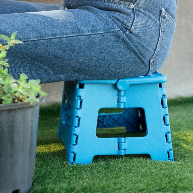 plastic folding stool portable chair outdoor camping blue plastic folding stool portable chair outdoor camping blue