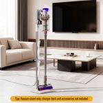 freestanding holder for dyson vacuum stand – suitable for dyson v6 v7 v8 v10 v11 v12 v15 gen5 & dc series vacuum cleaners, elegant & stable standing dock accessory storage stand for dyson stand