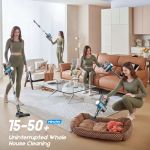 8 in 1 cordless vacuum cleaner 2 modes anti tangle brush for pet hair on hardwood floors & carpets 8 in 1 cordless vacuum cleaner 2 modes anti tangle brush for pet hair on hardwood floors & carpets