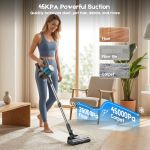 8 in 1 cordless vacuum cleaner 2 modes anti tangle brush for pet hair on hardwood floors & carpets 8 in 1 cordless vacuum cleaner 2 modes anti tangle brush for pet hair on hardwood floors & carpets