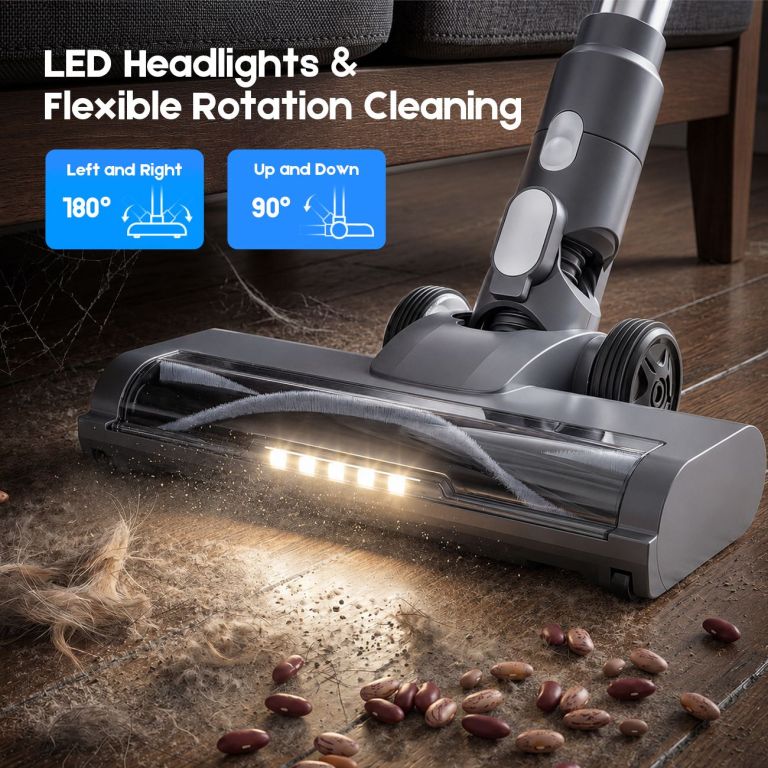 8 in 1 cordless vacuum cleaner 2 modes anti tangle brush for pet hair on hardwood floors & carpets 8 in 1 cordless vacuum cleaner 2 modes anti tangle brush for pet hair on hardwood floors & carpets
