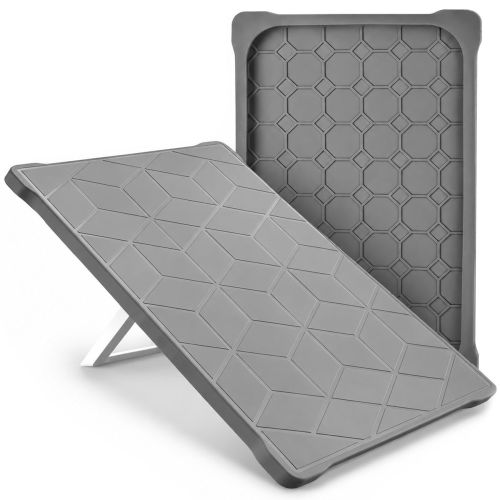 silicone cover for starlink gen 3 standard, waterproof protective case, anti scratch, sand & hail protection, grey