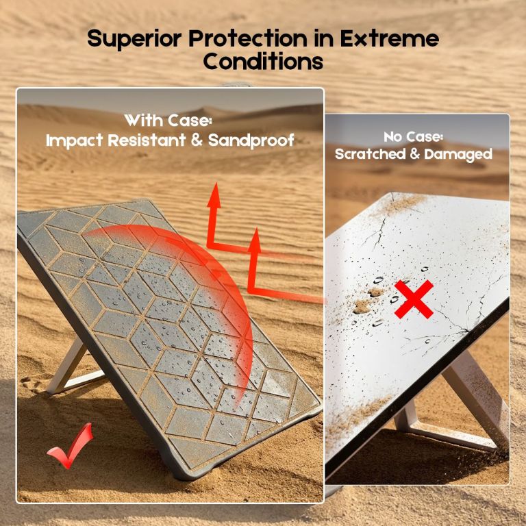 silicone cover for starlink gen 3 standard, waterproof protective case, anti scratch, sand & hail protection, grey silicone cover for starlink gen 3 standard, waterproof protective case, anti scratch, sand & hail protection, grey