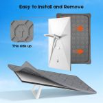 silicone cover for starlink gen 3 standard, waterproof protective case, anti scratch, sand & hail protection, grey silicone cover for starlink gen 3 standard, waterproof protective case, anti scratch, sand & hail protection, grey