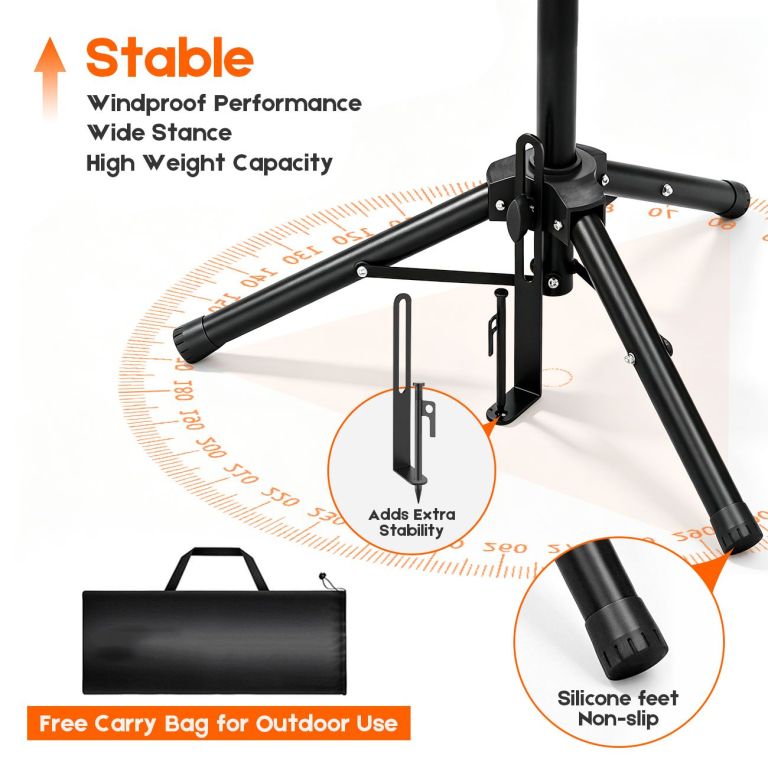 tripod mount for starlink gen 3, adjustable portable ground stand with 360° rotation, 90° tilt, anti slip feet & ground anchor for rv camping travel tripod mount for starlink gen 3, adjustable portable ground stand with 360° rotation, 90° tilt, anti slip feet & ground anchor for rv camping travel