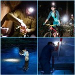 usb rechargeable black t6 led headlamp with motion sensor for outdoor camping and fishing