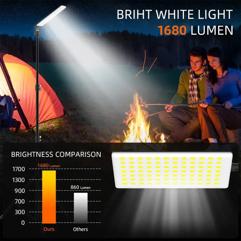 1.8m telescopic black tripod led work light for camping and outdoor use 1.8m telescopic black tripod led work light for camping and outdoor use