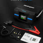 car jump starter with air compressor, hemingson 160psi 3000a portable car battery jump starter (9.0l gas/8.0l diesel), 12v car battery jump box jumper starter with oversized lcd display, lights car jump starter with air compressor, hemingson 160psi 3000a portable car battery jump starter (9.0l gas/8.0l diesel), 12v car battery jump box jumper starter with oversized lcd display, lights