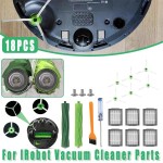 18pcs sweeper replacement parts main brush dust bag filter side brush accessory