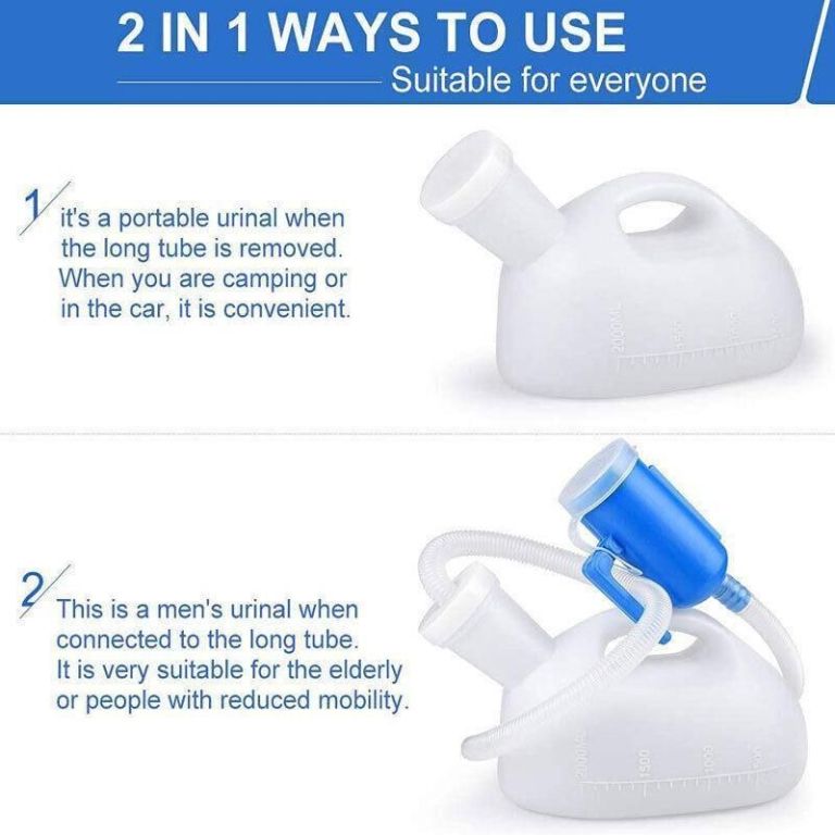 2000ml portable male urinal bottle with 1.2m tube for car camping travel outdoor use blue 2000ml portable male urinal bottle with 1.2m tube for car camping travel outdoor use blue