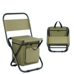 folding camping chair with carry bag green